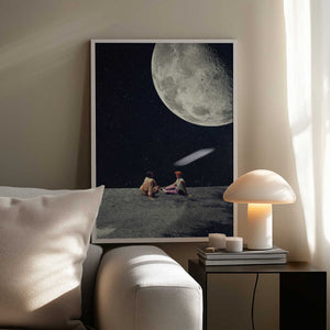 Tablou înramat „I Gave You the Moon for a Smile” de Frank Moth
