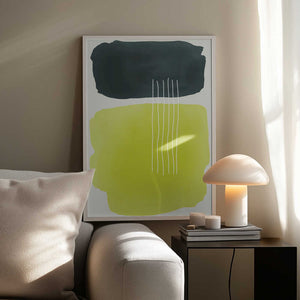 Tablou înramat „Watercolor Shapes Series #2” de jay stanley