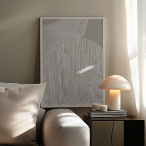 Tablou înramat „Abstract Organic Lines” de Melloi Art Prints