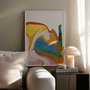 Tablou înramat „Organic Bauhaus Waved” de Ana Rut Bre