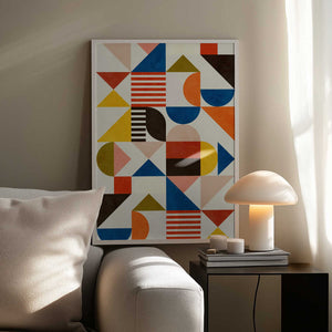Tablou înramat „Bauhaus Fun” de Ana Rut Bre