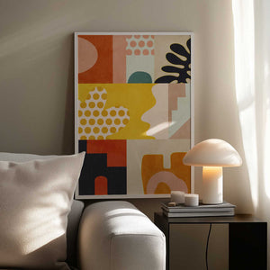 Tablou înramat „Playing Around Shapes 6” de Ana Rut Bre