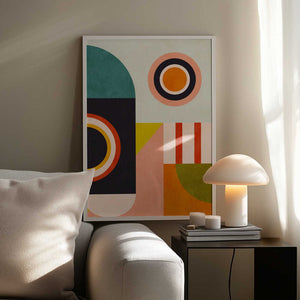 Tablou înramat „Playing Around Shapes 2” de Ana Rut Bre