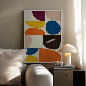Tablou înramat „Vivid Bauhaus” de Ana Rut Bre