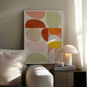 Tablou înramat „Pastel Geometry” de Ana Rut Bre