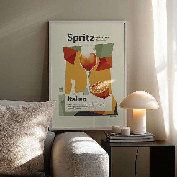 Tablou înramat „Aperol spritz print” de Dion Gem