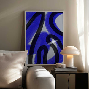 Tablou înramat „Cobalt I” de Studio Palette