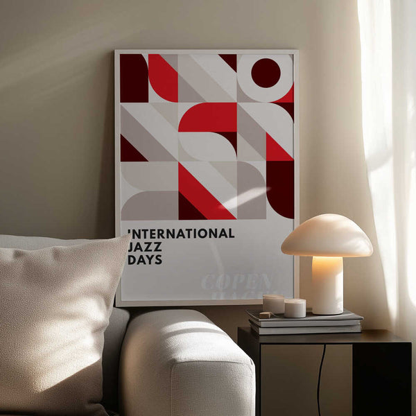 Tablou înramat „Jazz Days Copenhagen” de Kubistika