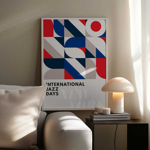 Tablou înramat „Jazz Days New York” de Kubistika