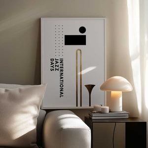 Tablou înramat „Jazzy Days 3” de Kubistika