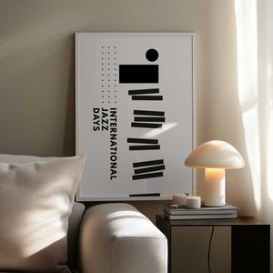 Tablou înramat „Jazzy Days 4” de Kubistika