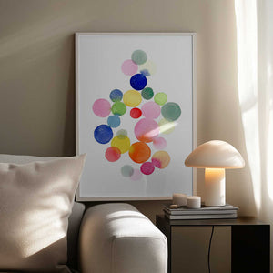 Tablou înramat „Bubbles” de Louise van Terheijden
