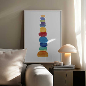Tablou înramat „Color Tower” de Louise van Terheijden