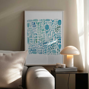 Tablou înramat „Seaglass” de Louise van Terheijden