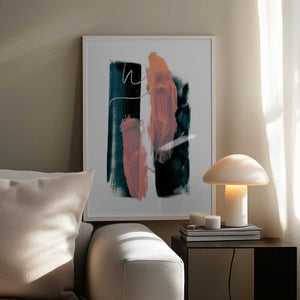 Tablou înramat „Abstract Brush Strokes 3x A1” de Mareike Böhmer
