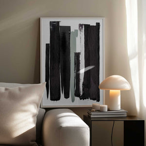 Tablou înramat „Monochrome Strokes” de Shot by Clint