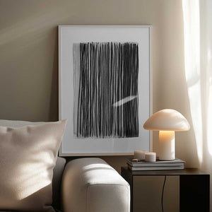 Tablou înramat „Monochrome Stripes” de Shot by Clint