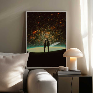 Tablou înramat „A Cosmic Kiss” de Taudalpoi