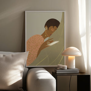 Tablou înramat „The Introvert” de Arty Guava