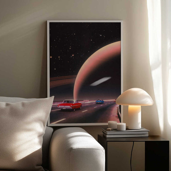 Tablou înramat „Saturn Traffic” de Taudalpoi