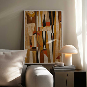 Tablou înramat „Geometric Harmony” de Treechild