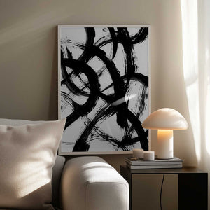 Tablou înramat „Abstract Brush Strokes 98X” de Mareike Böhmer