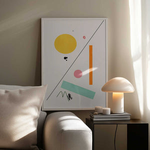 Tablou înramat „Geoz” de Oju Design