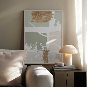 Tablou înramat „simply green-1” de Sally Ann Moss