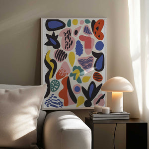 Tablou înramat „Vibrant Abstractions” de Treechild