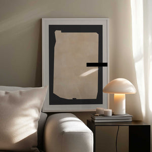Tablou înramat „Abstract Beige Painting” de Elena Ristova