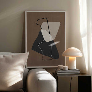 Tablou înramat „Abstract Silhouette” de Elena Ristova