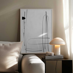 Tablou înramat „Whispers of Line” de Elena Ristova