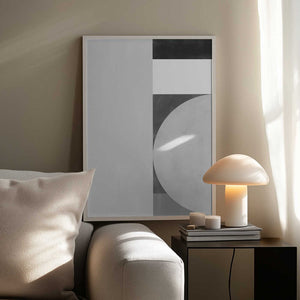 Tablou înramat „Geometric Harmony” de Elena Ristova