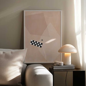 Tablou înramat „Geometric Balance” de Elena Ristova