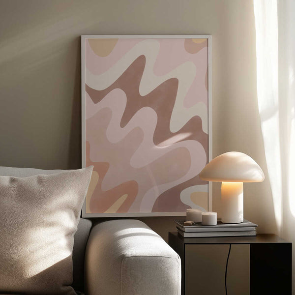 Tablou înramat „Dreamy Wavescape” de Elena Ristova