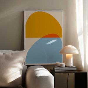 Tablou înramat „Mid Century Pastel 18” de Ana Rut Bre
