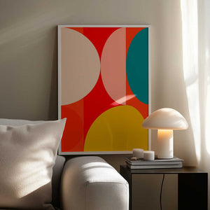 Tablou înramat „Mid Century Pastel 13” de Ana Rut Bre