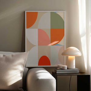 Tablou înramat „Mid Century Pastel 12” de Ana Rut Bre
