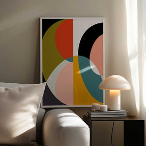 Tablou înramat „Mid Century Pastel 11” de Ana Rut Bre