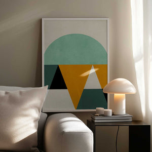 Tablou înramat „Rainbow Plus Shapes4” de Ana Rut Bre