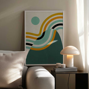Tablou înramat „Rainbow Plus Shapes2” de Ana Rut Bre