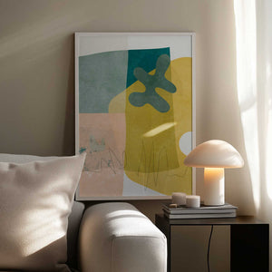Tablou înramat „Nature Friendly Terracotta 3 Aquarell Kopie” de Ana Rut Bre