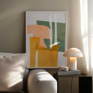 Tablou înramat „Nature Friendly Terracotta 8 Aquarell Kopie” de Ana Rut Bre