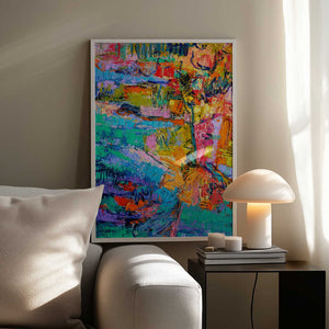 Tablou înramat „Abstract Color Palette” de Dorothy Fagan