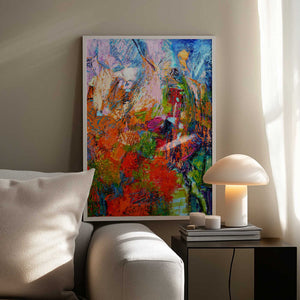 Tablou înramat „Ethereal Blossom Glow” de Dorothy Fagan