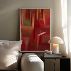 Tablou înramat „Abstract Geometric Modern Art” de Bilge Paksoylu