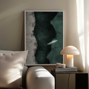 Tablou înramat „Midnight Emerald No4” de Ema Paraschiv