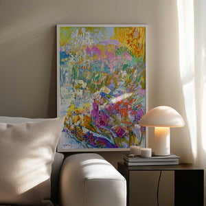 Tablou înramat „Vibrant Garden Dream” de Dorothy Fagan