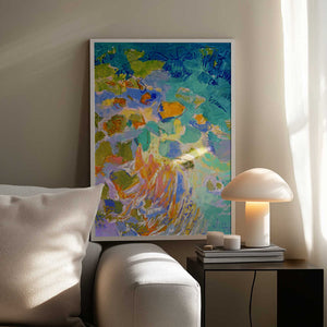 Tablou înramat „Vibrant Reef Dream” de Dorothy Fagan