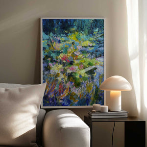 Tablou înramat „Vibrant Garden Glow” de Dorothy Fagan